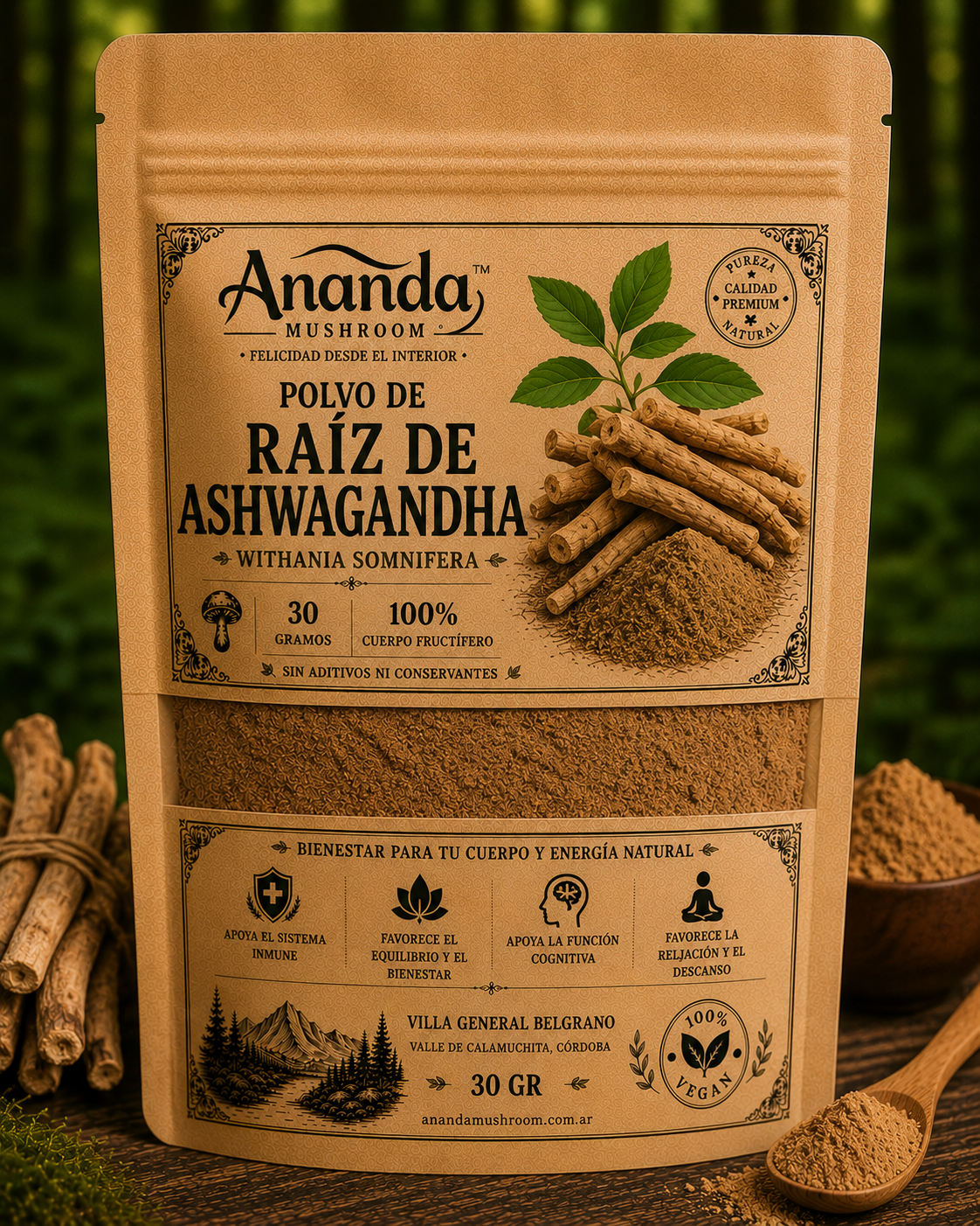 Ashwagandha en polvo