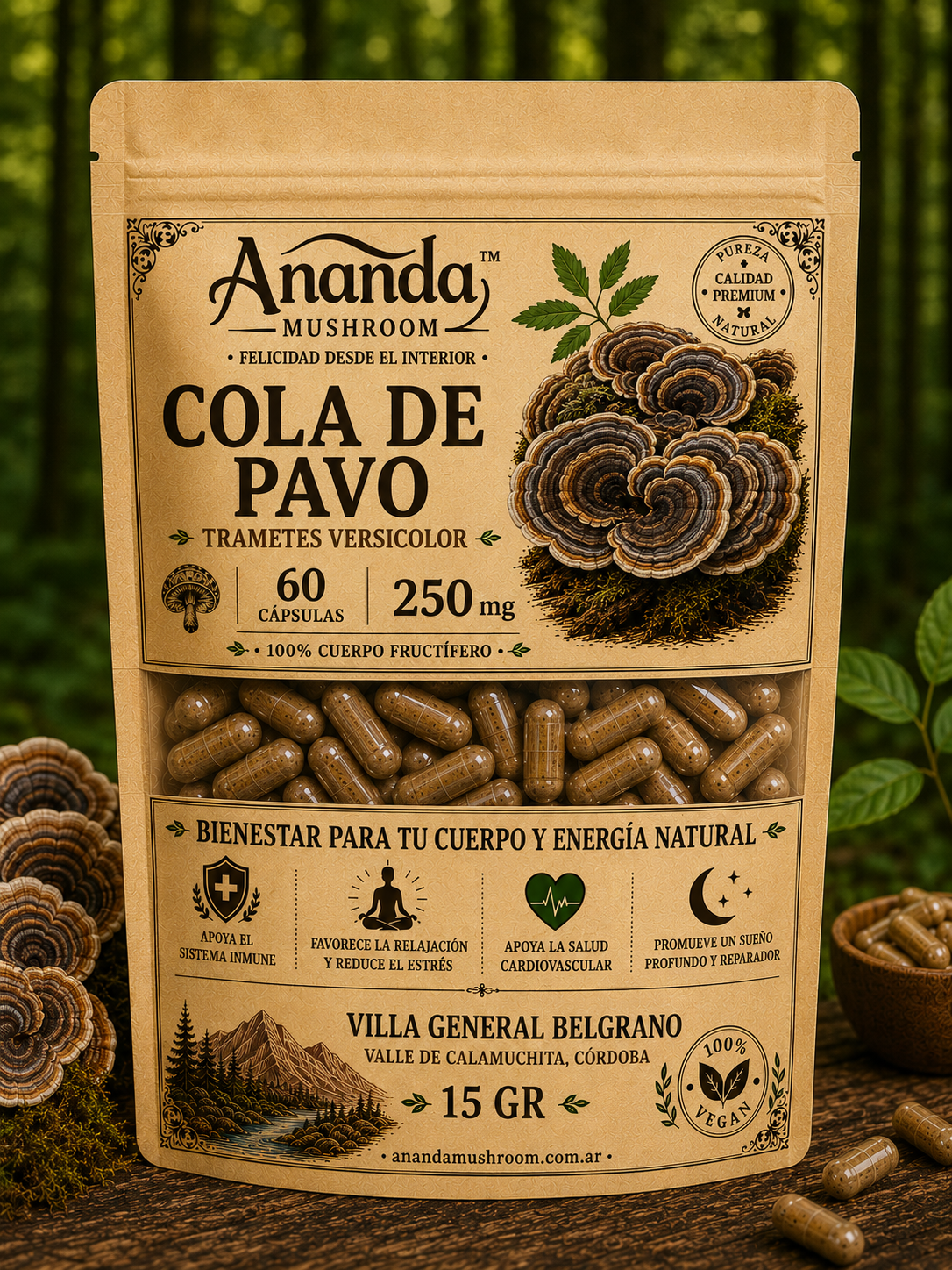 Cola de Pavo en Capsulas