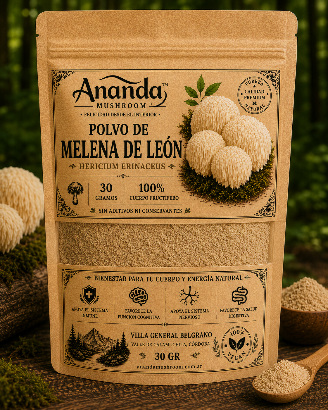 Melena de Leon en Polvo