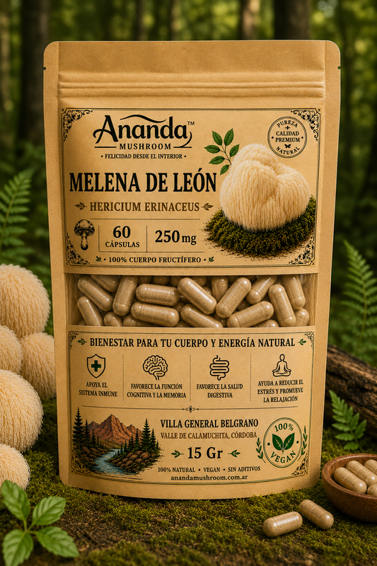 Melena de Leon en Capsulas por 250 Mg