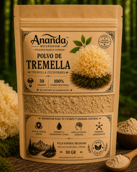 Tremella en polvo